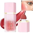 Liquid Blush Face Blusher Rouge Natural Smooth Blusher Pigment Long Lasting Creamy Soft Cheek Multi-purpose Stick Makeup With Cushion Cosmetics Liquid Facial Blush(Swipe right)