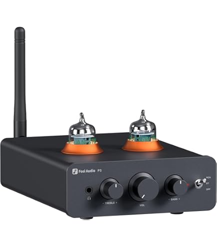 Fosi Audio TB10D 600 Watt TPA3255 Mini Versterker HiFi Stereo Klasse D Versterker Geïntegreerde 2 Kanaals Digitale Audio Ontvanger voor Passieve Home Luidsprekers met Treble en Bass Controle