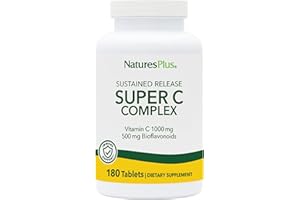 ‎NATURE'S PLUS Natures Plus Super C Complex 1000mg (Vitamin C) S/R 180 Tabletten (404g)