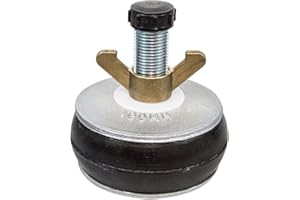 SCAPP Verstellbarer Rohrstopfen ALU 4“ für Rohr-Innen-Ø 97 – 111 mm, mit 1/2“ Hohlgewinde (weitere Größen verfügbar)