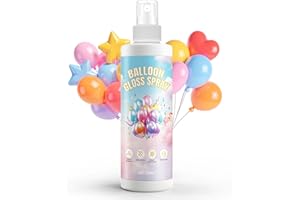 Allony Balloon Shine Spray, Balloon Spray Shine, Gloss Paint for Latex balloons, balloon High Gloss spray for Christmas Birthday Wedding Party Event Decorating, Make Baslloons shine and Last Longer