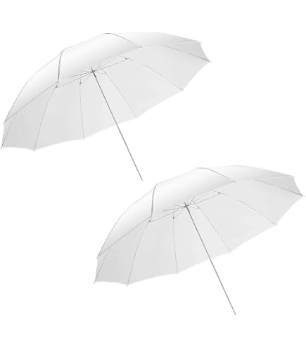 Walimex Parapluie Professionnel Walimex - Parapluie Translucide Blanc 180 Cm | Lumière Douce Instantanée Photo Vidéo Parapluie Photo 180cm