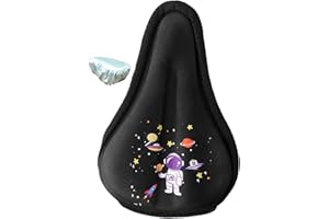 Harilla Cartoon Kids Bike Seat Cover Bicycle Seat Cushion Cover Bicycle Seat Protector Bike Saddle Covers Breathable Memory Foam Bike Seat Cover Child Bike Accessories for Kids Boys Girls