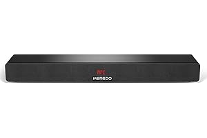 MEREDO Soundbar, 150W Soundbar per TV, subwoofer integrato Soundbar 2.1, surround per home theater, HD-ARC/CEC, Ingresso Ottico, BT, Aux, USB - 71CM (grey), D47-DE-UP