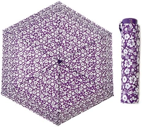 Drizzles Ladies Supermini Fashion Umbrella Assorted Theme (Purple Floral)