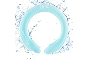 Colonna di Raffreddamento per il Collo, XiXiRan Borsa del Ghiaccio gel Riutilizzabile, Tubo di Raffreddamento del Collo, Impacco Freddo Sollievo per Vampate di Calore e Febbre