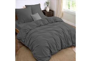 Zestaw pościeli Dreamzie 160 x 200 4 sztuki Poszwa na kołdrę 240 x 260 cm + prześcieradło 160 x 200 cm z 2 poszewkami na poduszki 65 x 65 cm 240 x 260 Zestaw 100 nitek/cm² z mikrofibry - Oeko-Tex