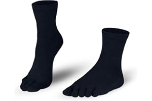 Knitido Essentials Midi, Calzini con le dita in cotone per l'uso quotidiano