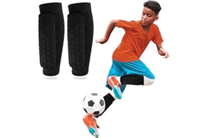 GCNWW Football Shin Pads Boys, Shin Guard Sleeves Featuring Collision Avoidance Breathable Lightweight Character, Suitable for Protecting the Calves of Boys and Girls