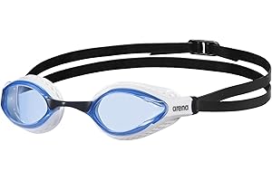 Arena Airspeed Occhialini Nuoto da Gara Anti-Appannamento Unisex Adulto, Occhialini Piscina con Ampie Lenti, Protezione UV, 3 Ponti Nasali Intercambiabili, Guarnizioni Air Seals