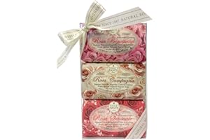 Nesti Dante Florence Italy Rose Soap Gift Set 3x150 g Edition Limitee