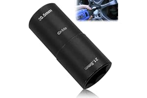 ELNLE Radmuttern Nuss 18,5mm x 19.5mm Doppelkopf Radmutternschlüssel, Für den Schlagschrauber Nüsse Werkzeug 1/2" Antrieb, Kompatibel mit Ford Land Rover (20.5mm x 21.5mm)