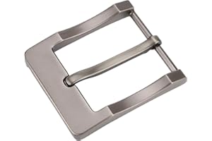 McFanBe Hebilla de Cinturón de 1,5 Pulgadas (38-40 mm) Hebilla de Repuesto Cuadrada de Una Sola Punta para Hombres Mujeres Cinturón