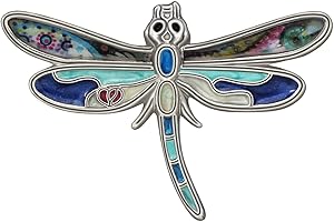 DOWAY Cute Emaille Libelle Brosche Pins für Damen Schal Kleidung Sicherheitsnadeln Dragonfly Schmuck Geschenke