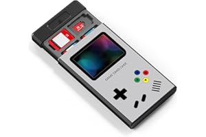 HEIYING Spiele Aufbewahrungsbox für Nintendo Switch 2/OLED/Lite Spiele Karten, Metall Switch Spielbox mit 20 Spiele Karte Slots und 20 Micro SD Karte Slots