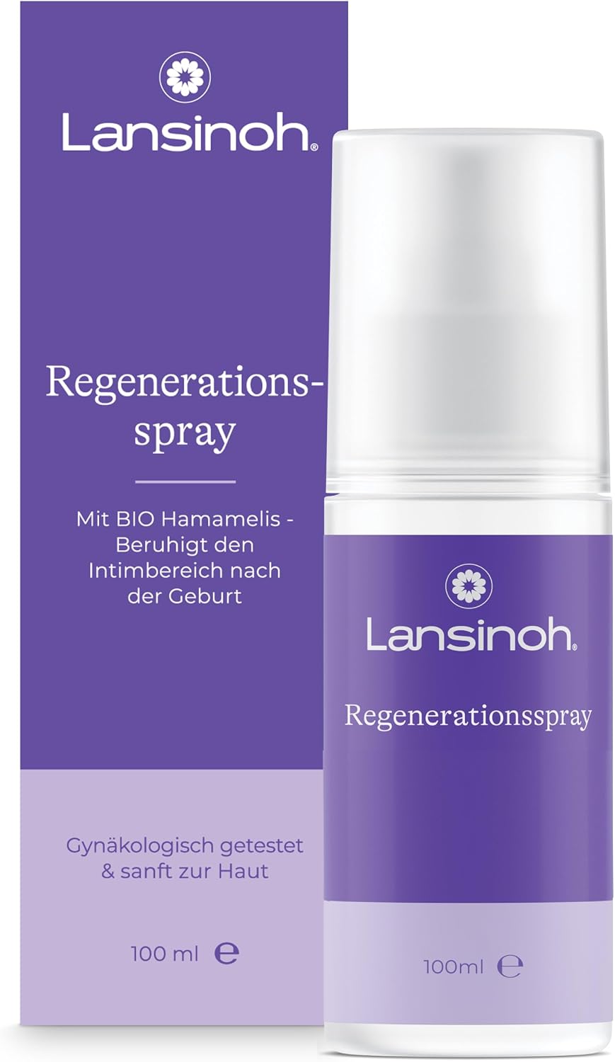 Lansinoh 68230 Spray Apaisant Postpartum Bio 100 ml