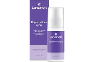 Lansinoh BIO regenereringsspray lugnar det känsliga dammet i veckosängen – svalkande och vårdande, 100 ml, 68230, 100 ml (1-pack)