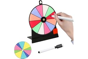 Liameph Spin the Wheel with Stand,Spinning Wheel for Prizes,Wheel of Fortune Spinning Wheel,with Pen and Spare Turntable,for Holiday Activities Carnival Games