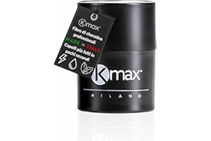 Kmax Fibre Cheratina per Capelli 5 gr, Polvere volumizzante Capelli professionale Infoltimento immediato, Fibre Capelli per coprire le Calvizie - Formato Try Me - Castano medio