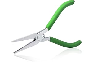 SPEEDWOX Mini-Nasenzange, flach, dünn, 4,5 Zoll, kleine Ente, kleine Ente, feine Mikrokette, Nasenzange, Präzision, Schmuckherstellung, Handwerkzeuge
