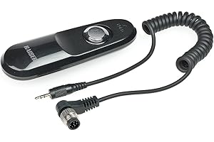 Kaiser Fototechnik 6189 MonoCR-N1 Kabel-Fernauslöser (100-polig) für Nikon D4/D300s/D700/D800 (ersetzt Nikon MC-30) schwarz