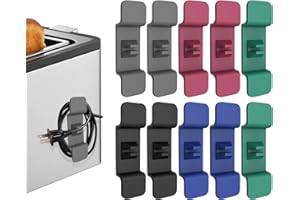 Küche Kabel-Organizer, [10 Stück] Homtronics Kabelhalter für Küchengeräte,Selbstklebend Kabelaufwicklung, Kabelführung Kabel Organizer Set, für Mixer Heißluftfritteuse Entsafter
