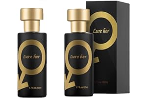 Voiakiu Colonia Para Hombres, Perfume Lure Her para hombre, Feromonas para atraer a las mujeres, Perfume De Feromonas Golden Lure para citas, fiestas (2pcs)
