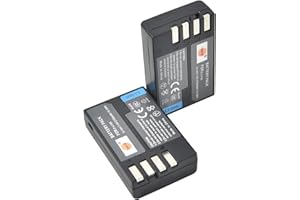 DSTE® 2x D-Li109 de remplacement Li-ion Batterie pour Pentax K-r, K-30, K-50, K-500