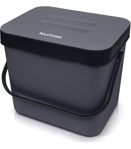 BioMat Airbox Cestino Umido - Con 52 Sacchetti Compostabili 10l, Made In Germany - Foto 6