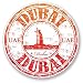 Produktbild 2 x UAE Dubai Vinyl Aufkleber Aufkleber Laptop Reise Gepäck Auto Ipad Schild Fun # 6516 - 10cm/100mm Wide