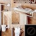 Produktbild LHbox Tap Weißes Handtuch Rack voll Kupfer antik Orb Malen Bad Handtuchhalter Badewanne Regalen, 8300 Nsv-Kit