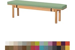 DQWJYYDS Cuscino per panca da giardino 50x50x8 CM Cuscino imbottito per panca sedie a sdraio altalena patio interno panche da giardino esterne Sedili Pranzo Per Cucina,Verde