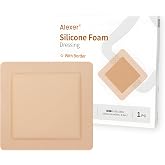 Silikon Jel Yapışkan Kenarlı &Ccedil;ok Katmanlı Steril Yara &Ouml;rt&uuml;s&uuml; 15x15cm