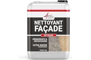 Nettoyant facade, produit professionnel rapide pour crépi et enduit - 20 L - ARCANE INDUSTRIES