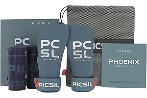 PICSIL - Paracalli Phoenix, Uso Senza Magnesio, per Barre Ruvide e Lisce, Grips con Astuccio e Polsini, Ideale per Cross Training, Ginnastica e Calistenics