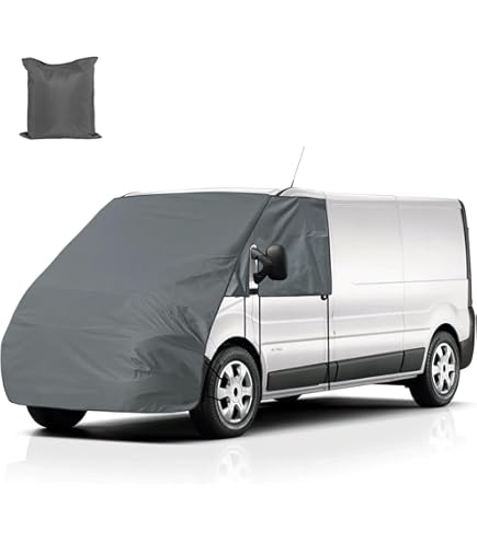 JinsenTGG Van Shade, 8 stuks thermische mat vervanging voor Renault Trafic 2015-2023, Vivaro 2014-2018, NV300 2014-2021, Talento 2016-2020 LWB, zonwering, meerlaagse aluminiumfolie, opvouwbaar