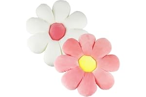 RHHGHY Poduszka kwiatowa, poduszka stokrotka, poduszki podłogowe dla dzieci, urocze poduszki, poduszki na sofę, 38 cm poduszki estetyczne, poduszka podłogowa do samochodu domu sofa krzesło