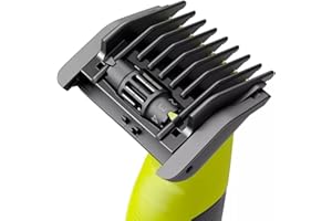 service_parts Peine de barba ajustable Adjustable Beard Comb 1 - 5 mm Compatible With Philips Oneblade One Blade Shaver