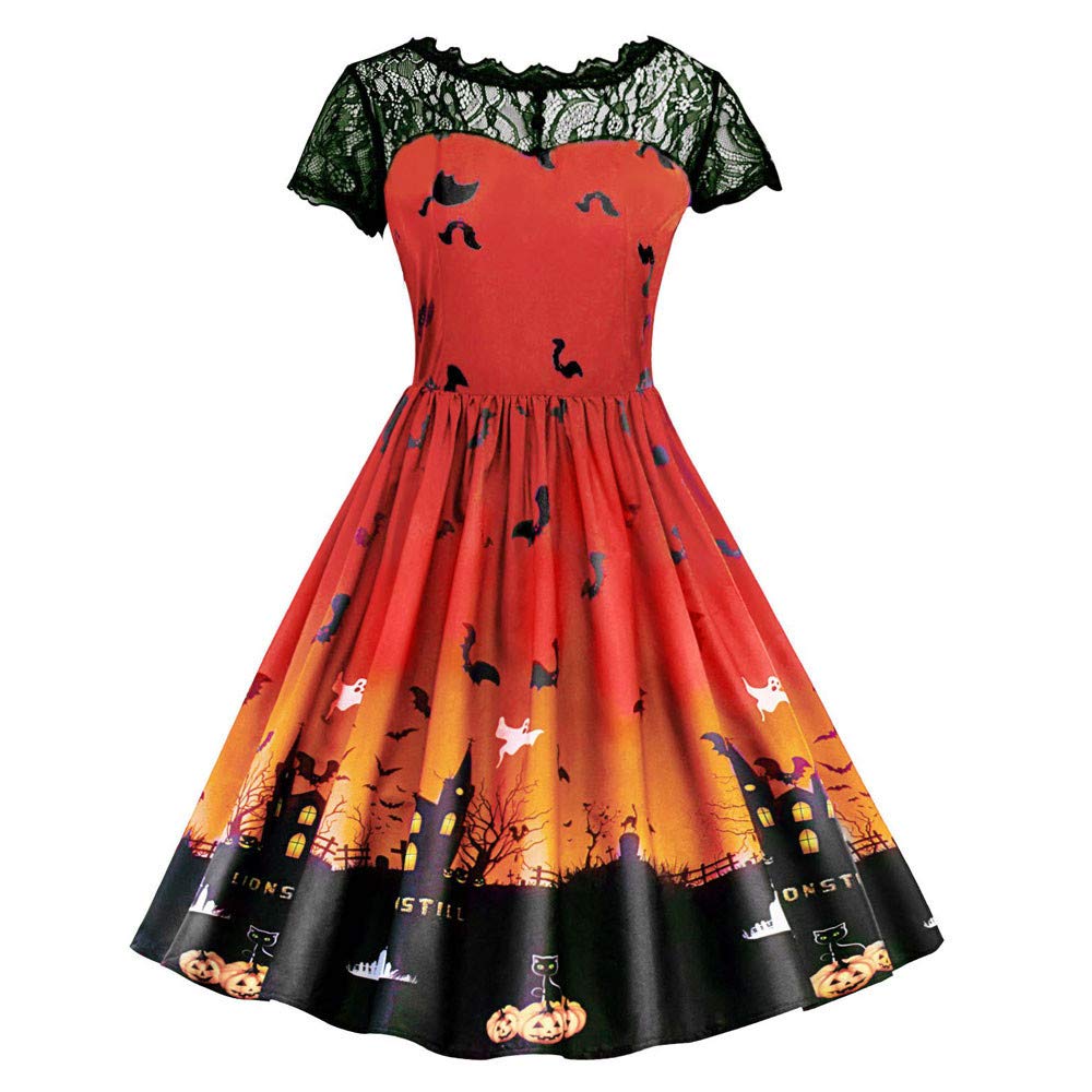 Auifor-Vestido-de-Fiesta-de-la-Vendimia-del-Vestido-de-la-Manga-del-Cortocircuito-del-cordn-cordn-de-la-impresin-Vestido-de-Las-Mujeres-de-Moda-de-Halloween