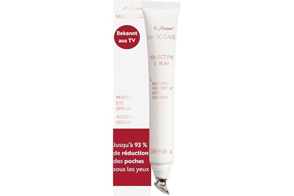 M. Asam MAGIC CARE Perfect Eye Contour des yeux (25 ml) – Sérum lissant à 360° pour le contour des yeux, formule améliorée : complexe breveté à l'acide hyaluronique