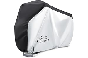 LIHAO Copri Bicicletta 210T, Copertura Impermeabile per Bicicletta, Custodia Protettiva per Bicicletta