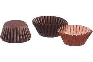 ibili-729204 Kapsel Bombon (100 teilig) 4 x 2 cm, Mandarine Gelb/Weiß