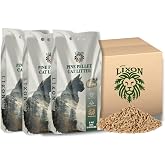 Lixon Natural Doğal &Ccedil;am Peleti Kedi Kumu 15 Kg (30L) Yavru/Yetişkin Kediler, Kemirgenler i&ccedil;in%100 Biyobozunur - Astımlı Kedil