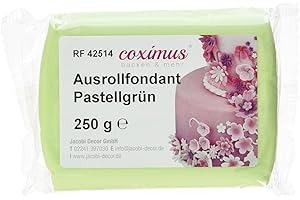 ‎CAKE COMPANY Cake Company Fondant pastellgrün 4 x 250 g | Farbiger Ausrollfondant für Kuchen, Torten, Muffins und andere Gebäcke | flexibel, weich, biegsam & reißfest