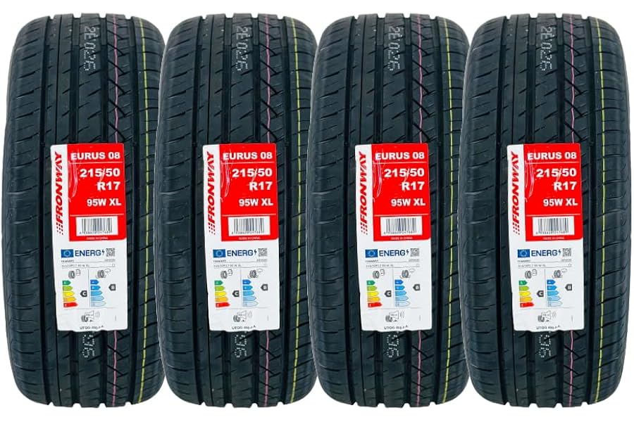 215/50R17 FRONWAY EURUS 08 95W XL High-Speed Performance Tyre – Extra Load, Superior Grip, W-Rated (168 mph) – Ideal for Sedans & Sports Cars | 2155017 (4)