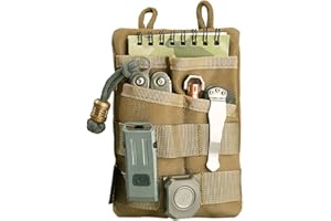 VIPERADE VE3 EDC Tool Pocket Organizer,Small EDC Pocket Organizer Pouch for Men,Small Multitool Organizer Pouch EDC Nylon Tool Pouch Sheath Pouce for Small Flashlight EDC Multitool