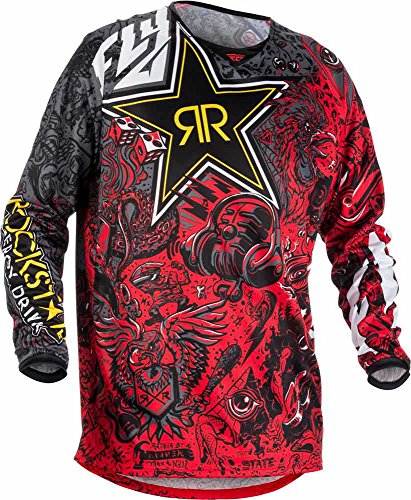 Preisvergleich Produktbild Fly Racing Jersey Kinetic Rockstar Rot Gr. S