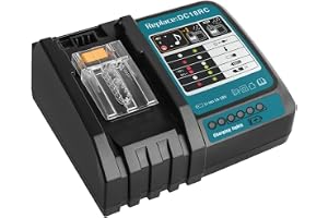 Waitley DC18RC snabbladdare för Makita 14,4–18V Li-ion-batterier