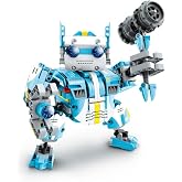 iM.MASTER STEM Warrior Robot Building Set, Hammer, 502 Piece Trainer Blocks