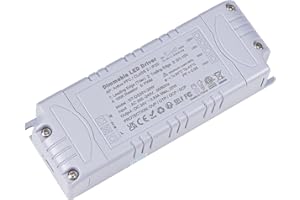 VARICART LED Driver Dimmable 24V 20W 0.84A, Triac & 0-10V&1-10V & PWM & 100k Resistor, 240V AC to 24V DC Transformer, Constant Voltage Power Supply Adaptor, Low Voltage Transformers for LED Lighting